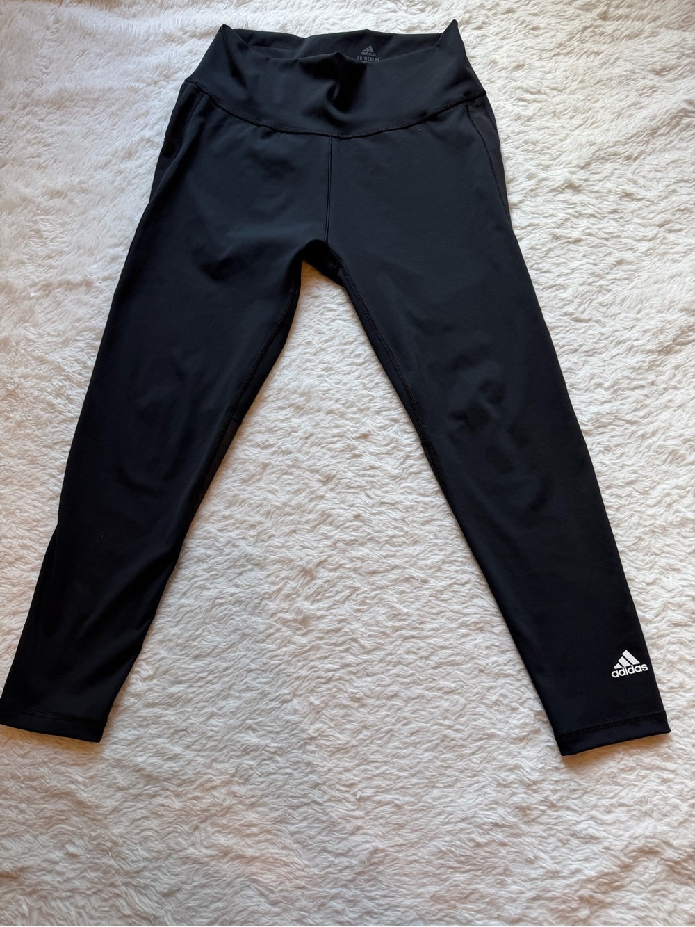 Adidas Primeblue Aeroready 7/8 Leggings High Waisted Black Size Large - Picture 2 of 8